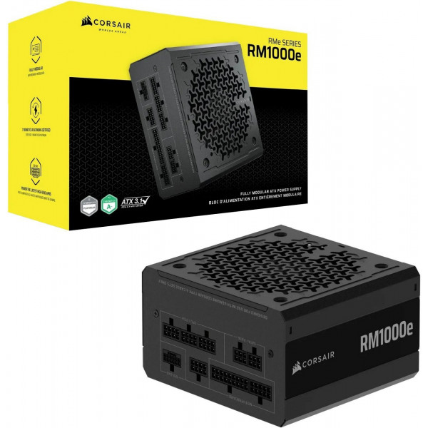 Блок живлення Corsair RM1000e ATX 3.1 (CP-9020297-EU) 1000W