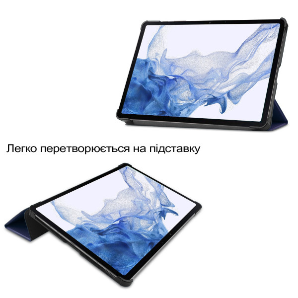 Чохол-книжка BeCover Smart Case для Samsung Galaxy Tab S10 Lite SM-X400/406 10.9" Deep Blue (713837)