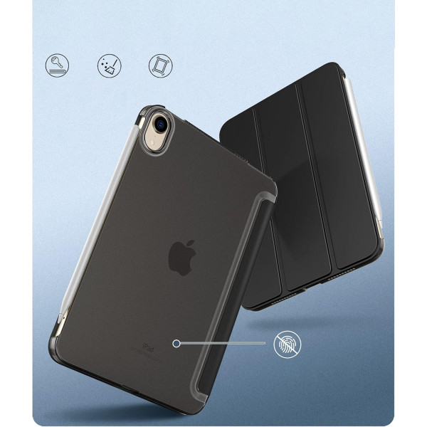 Чохол-книжка BeCover Tri Fold Hard для Apple iPad Mini 7 2024 8.3" Black (712450)
