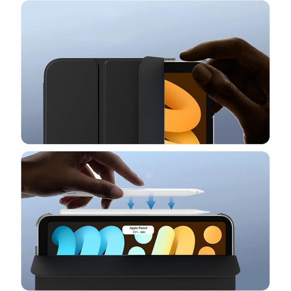 Чохол-книжка BeCover Tri Fold Hard для Apple iPad Mini 7 2024 8.3" Black (712450)