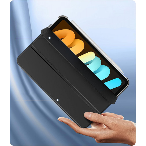 Чохол-книжка BeCover Tri Fold Hard для Apple iPad Mini 7 2024 8.3" Black (712450)