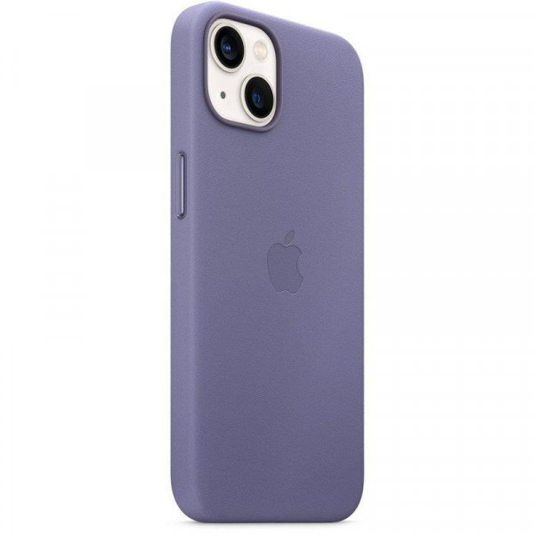 Чохол-накладка Apple Leather Case with MagSafe для Apple iPhone 13 Wisteria (MM163)