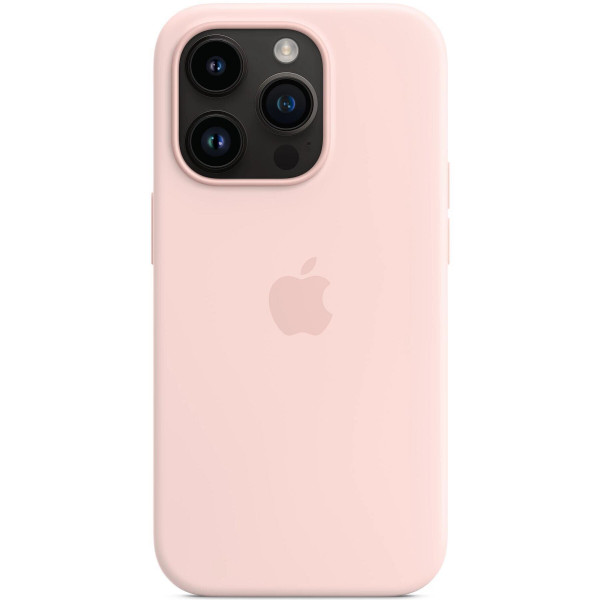 Чохол-накладка Apple Silicone Case with MagSafe для Apple iPhone 14 Pro Max Chalk Pink (MPTT3)