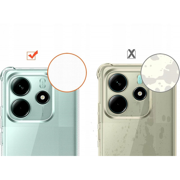 Чохол-накладка BeCover Anti-Shock для Xiaomi Redmi Note 14 4G Clear (713035)