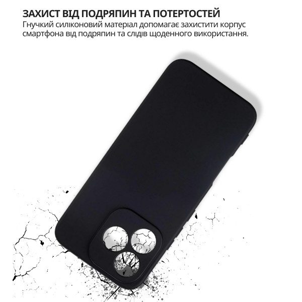 Чохол-накладка BeCover для Honor 400 Lite Black (714939)