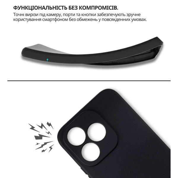 Чохол-накладка BeCover для Honor 400 Lite Black (714939)