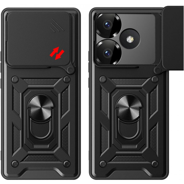Чохол-накладка BeCover Military для Poco F6 Black (712165)