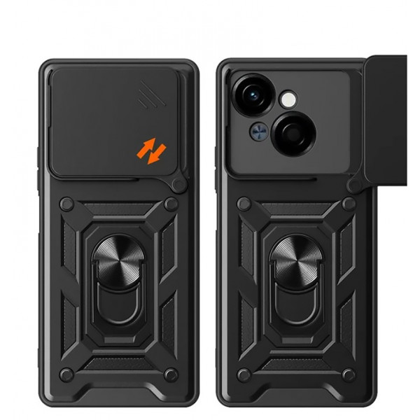 Чохол-накладка BeCover Military для Tecno Spark Go 1 (KL4) Black (713073)