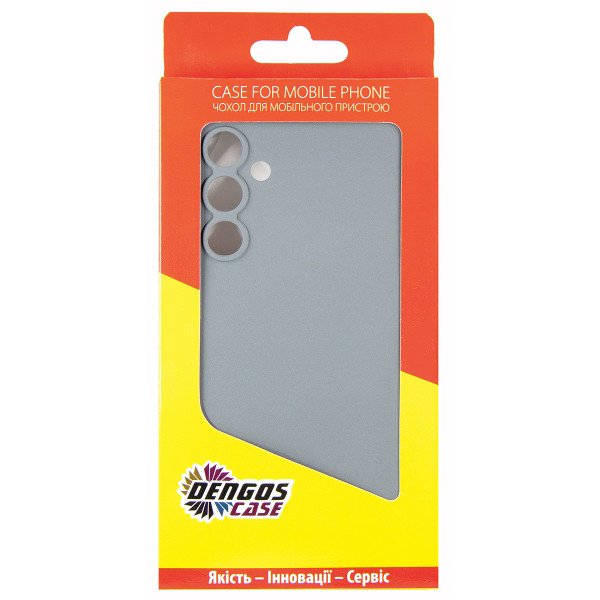 Чохол-накладка Dengos Carbon для Samsung Galaxy M35 5G SM-M356 Grey (DG-TPU-CRBN-200)
