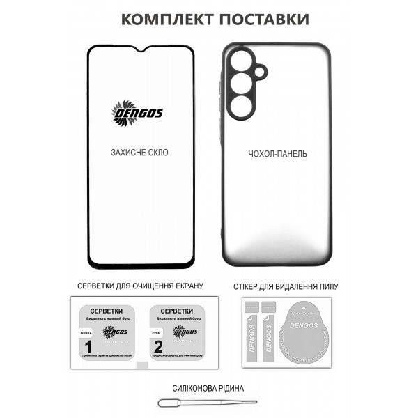 Чохол-накладка Dengos для Oppo A5 Pro Mint Full Glue (DG-KM-153) + захисне скло