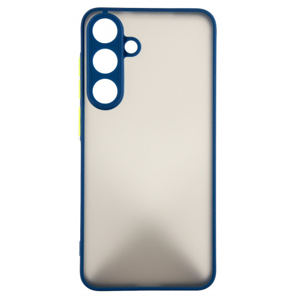 Чохол-накладка Dengos Matt для Samsung Galaxy S25 Plus SM-S936 Blue (DG-KM-143) + захисне скло