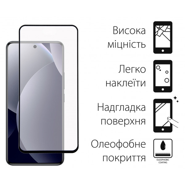 Чохол-накладка Dengos Soft для Xiaomi Redmi Note 15 Pro 5G Black (DG-KM-186) + захисне скло