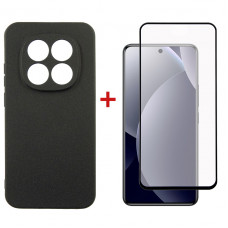 Чохол-накладка Dengos Soft для Xiaomi Redmi Note 15 Pro 5G Black (DG-KM-186) + захисне скло