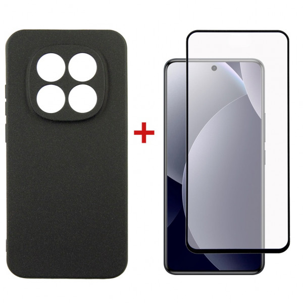 Чохол-накладка Dengos Soft для Xiaomi Redmi Note 15 Pro 5G Black (DG-KM-186) + захисне скло