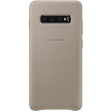 Чохол-накладка Samsung Leather Cover для Samsung Galaxy S10+ SM-G975 Gray (EF-VG975LJEGRU)