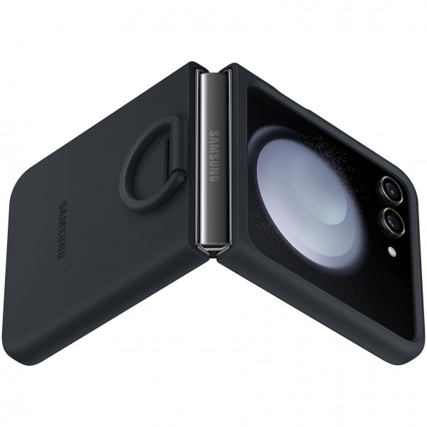 Чохол-накладка Samsung Silicone Cover with Ring для Samsung Galaxy Flip 5 SM-F731 Indigo (EF-PF731TNEGUA)
