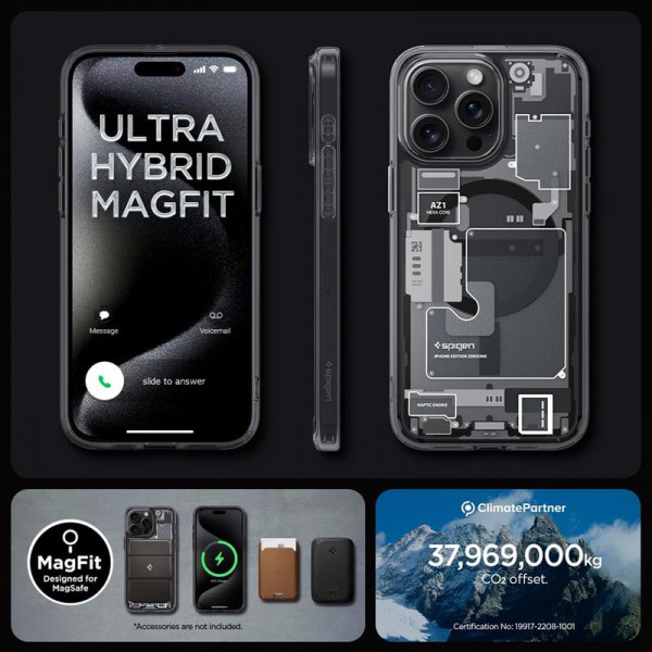 Чохол-накладка Spigen Ultra Hybrid MagFit для Apple iPhone 15 Pro Zero One (ACS06721)