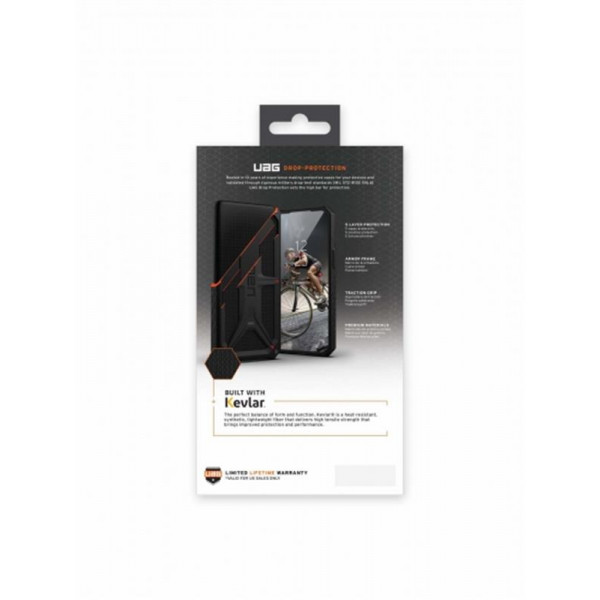 Чохол-накладка Urban Armor Gear Monarch для Apple iPhone 14 Plus/15 Plus Kevlar Black (114033113940)