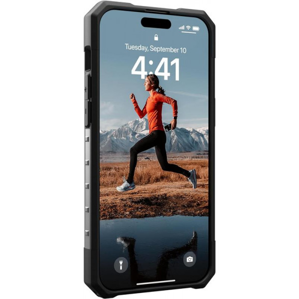 Чохол-накладка Urban Armor Gear Plasma для Apple iPhone 15 Pro Max Ash (114304113131)