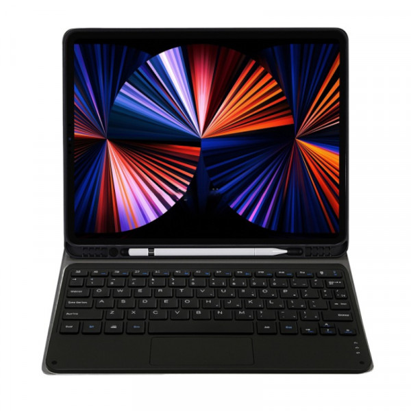 Чохол з бездротовою клавіатурою (TouchPad) BeCover для Apple iPad Air 13 (2024/2025) Black (712601)