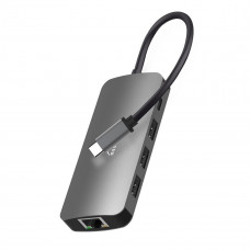Док-станція Media-Tech USB-C HDMI/USB 3.0x3/RJ45/SD/MicroSD/PD 100W (MT5044)