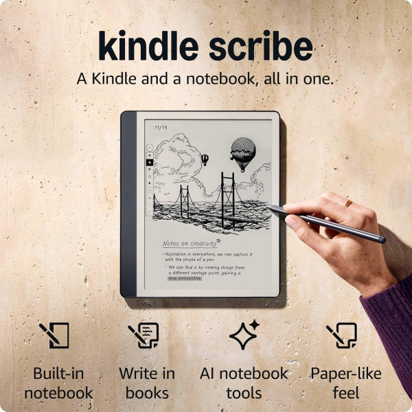 Електронна книга Amazon Kindle Scribe (1st Gen) (2024) 32GB Tungsten_JP