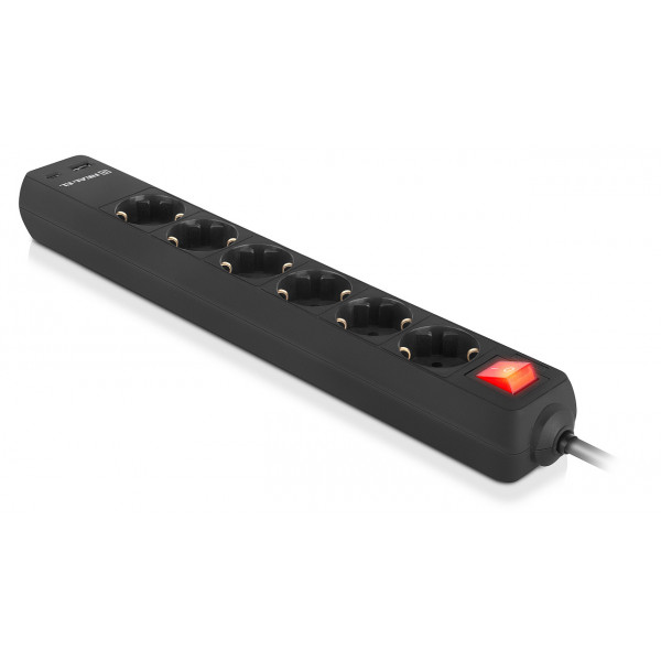 Фільтр живлення REAL-EL RS-Protect 605 3м Black (EL122300041)