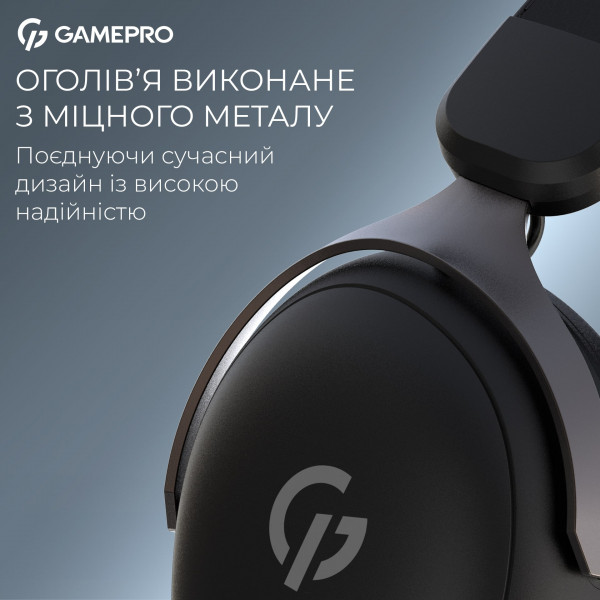 Гарнітура GamePro Asgard Freya Black (HS145B)