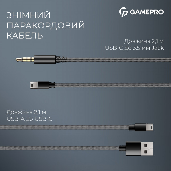 Гарнітура GamePro Asgard Freya Black (HS145B)