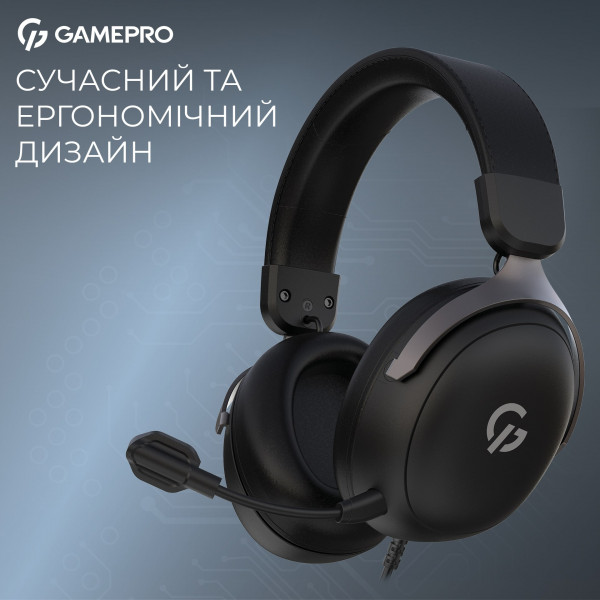 Гарнітура GamePro Asgard Freya Black (HS145B)