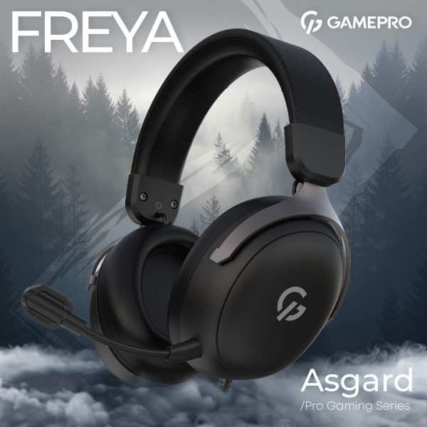Гарнітура GamePro Asgard Freya Black (HS145B)