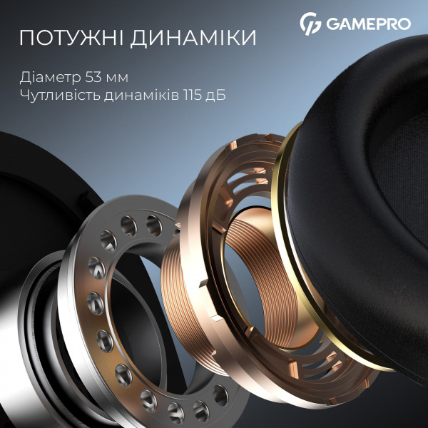 Гарнітура GamePro Asgard Freya Black (HS145B)