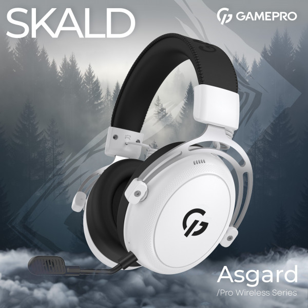 Гарнітура GamePro Asgard Skald White (HSW160W)