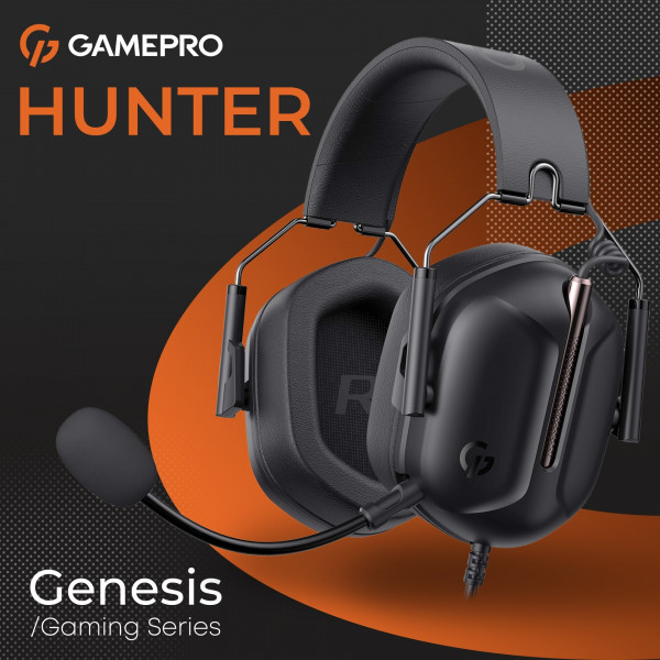 Гарнітура GamePro Genesis Hunter Black (HS1350B)