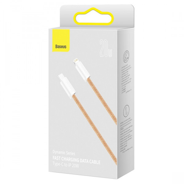 Кабель Baseus Dynamic USB Type-C - Lightning, 20W, 2м Orange (CALD000107)
