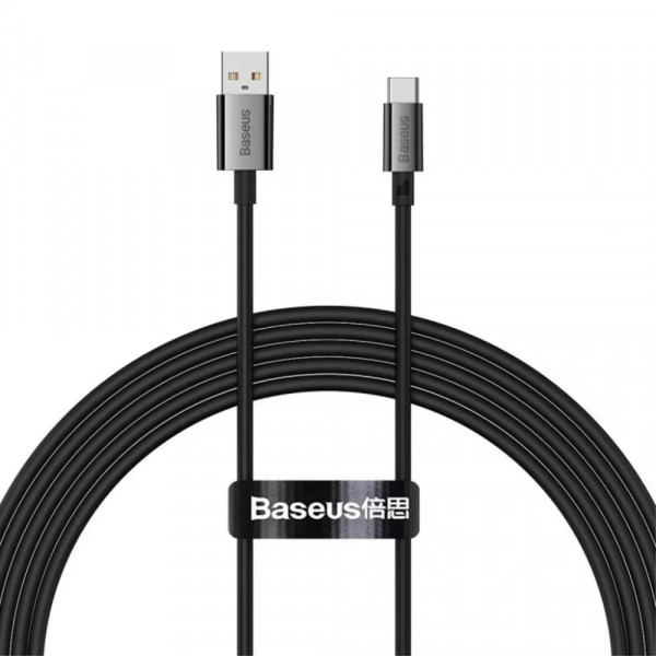 Кабель Baseus Superior Fast Charging USB-C-Lightning, 1м Black (6932172631970)