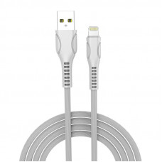 Кабель ColorWay USB - Lightning (M/M), line-drawing, 2.4 А, 1 м, White (CW-CBUL027-WH)