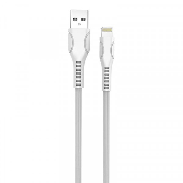 Кабель ColorWay USB - Lightning (M/M), line-drawing, 2.4 А, 1 м, White (CW-CBUL027-WH)