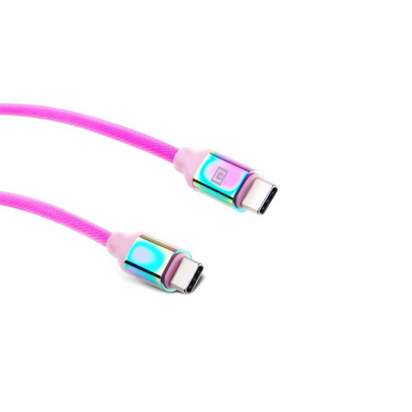 Кабель REAL-EL Premium USB Type-C - USB Type-C (M/M), 1 м, Rainbow (EL123500053)