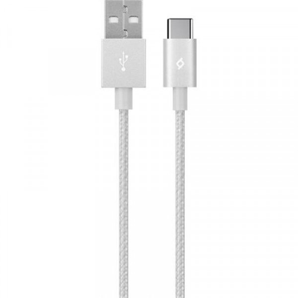 Кабель Ttec AlumiCable USB - USB Type-C (M/M), 1.2 м, Silver (2DK18G)
