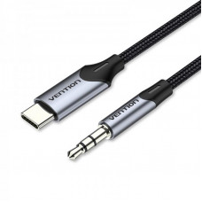 Кабель Vention 3.5 мм - USB Type-C (M/M), 1 м, Black (BGKHF)