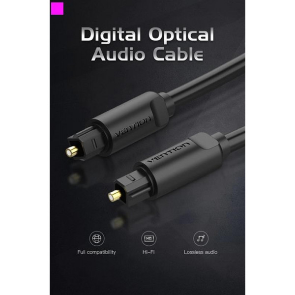 Кабель Vention Toslink - Toslink (M/M), 2 м, Black (BAEBH)