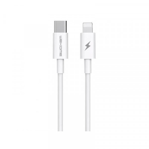 Кабель WK WDC-168 USB Type-C - Lightning (M/M), 1 м, 20W, White (6941027631652)