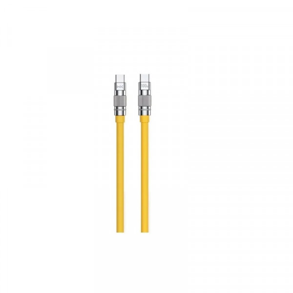 Кабель WK WDC-188 Wingle Series USB Type-C - USB Type-C (M/M), 1 м, 100 W, Yellow (6941027632956)
