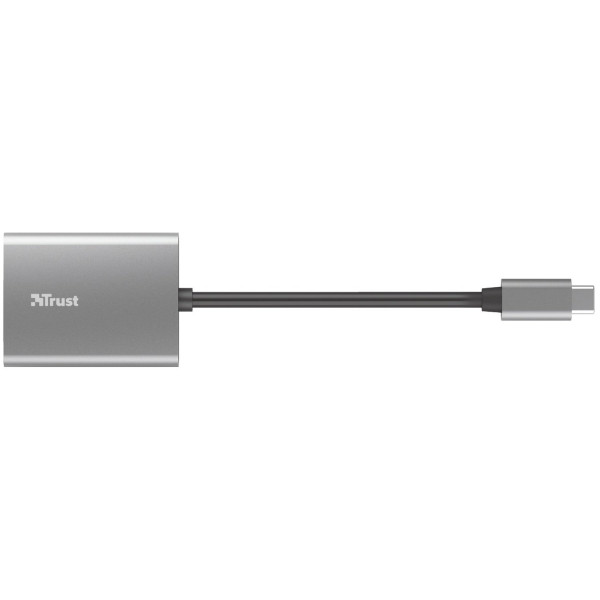 Кардрідер Trust Dalyx Aluminium USB Type-C Grey (24136)