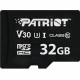 Карта пам`ятi MicroSDHC 32GB UHS-I/U3 Class 10 Patriot VX R90MB/s (PSF32GVX31MCH)