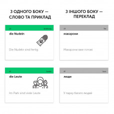 Картки для вивчення німецької мови English Student. Рівень A2 – Нижче середнього