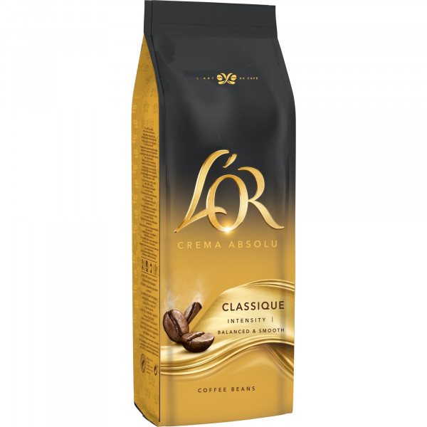 Кава в зернах L`OR Crema Absolute Classic 500г