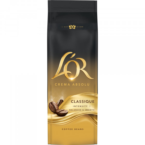Кава в зернах L`OR Crema Absolute Classic 500г