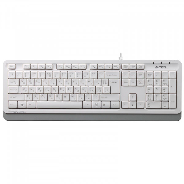 Клавіатура A4Tech FK10 Ukr White